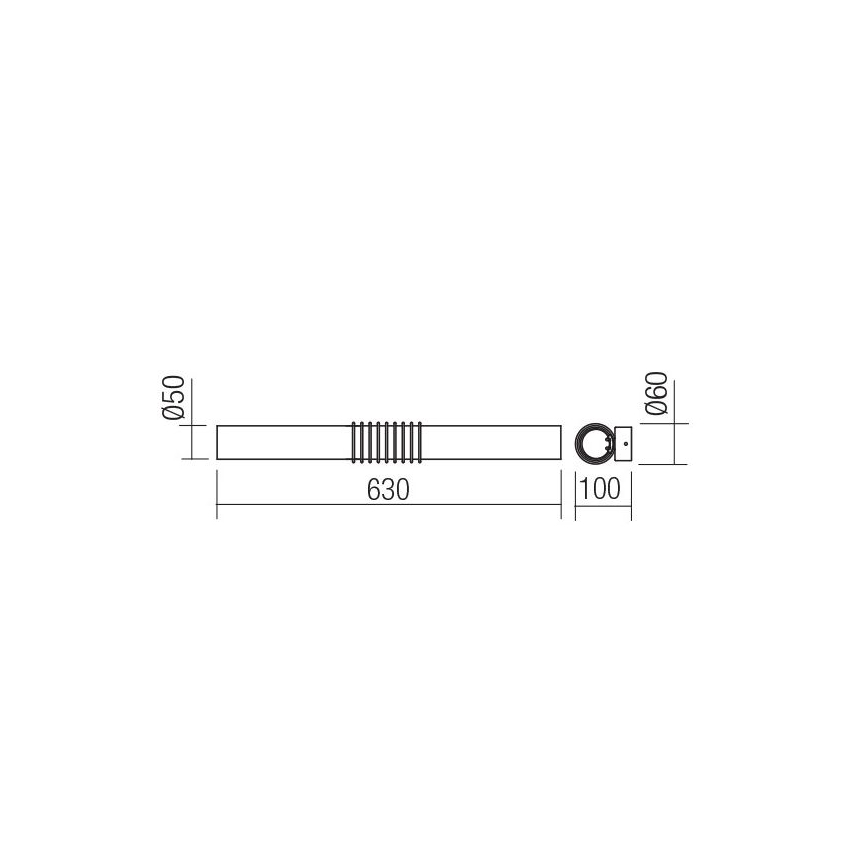 Redo 01-1431 - LED wand verlichting AVANCE LED/14W/230V 63 cm wit