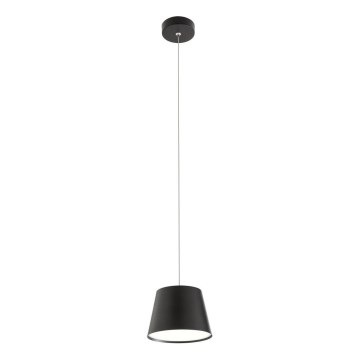 Redo 01-1496 - LED-hanglamp aan kabel LOLLI LED/6W/230V Ø 14 cm zwart
