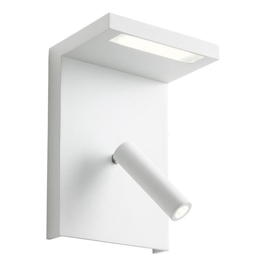 Redo 01-1499 - LED Wandspot AGOS LED/6W/230V + LED/3,2W USB wit