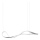 Redo 01-1531 - LED-hanglamp aan kabel NUBO LED/43W/230V wit