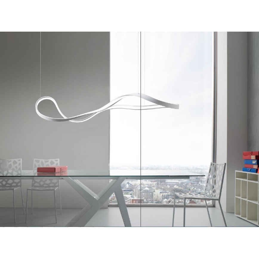 Redo 01-1531 - LED-hanglamp aan kabel NUBO LED/43W/230V wit