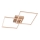 Redo 01-1643 - Dimbare LED-plafondlamp KLEE LED/57W/230V goudkleurig