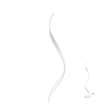 Redo 01-1797 - Dimbare LED-vloerlamp TORSION LED/24W/230V wit