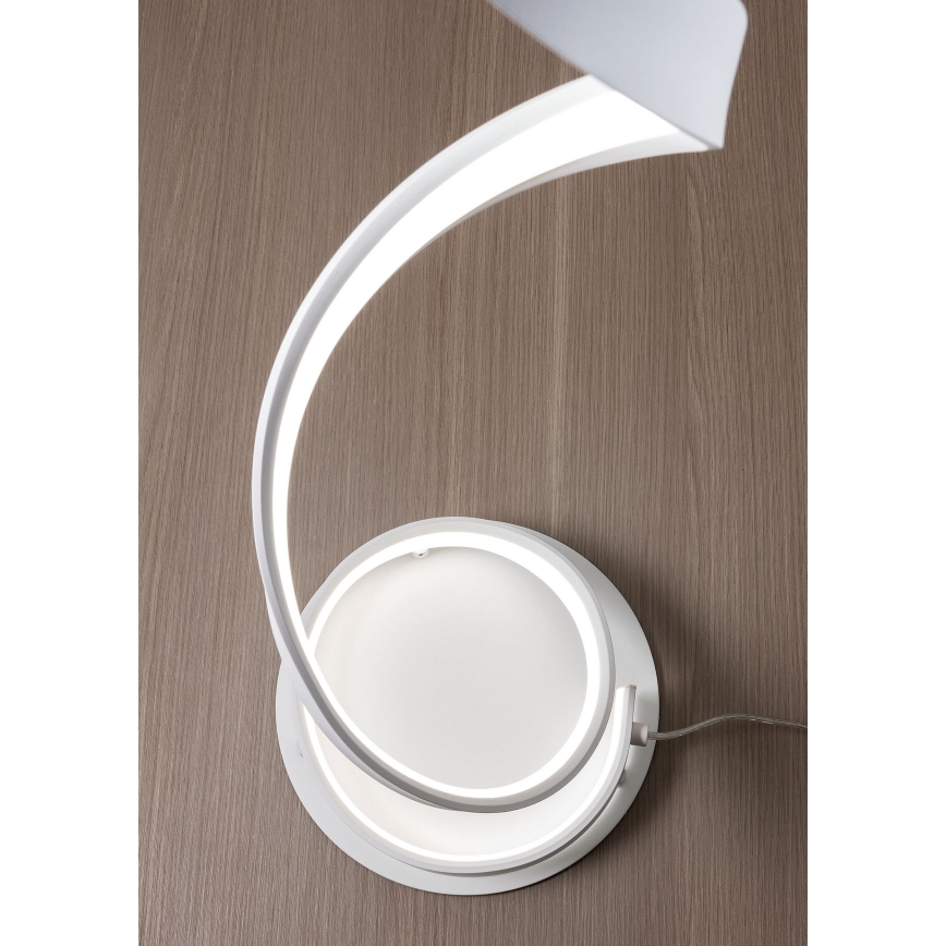 Redo 01-1797 - Lampadaire LED dimmable TORSION LED/24W/230V blanc