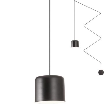 Redo 01-1822 - Suspension filaire DODO 1xE27/15W/230V araignée noir
