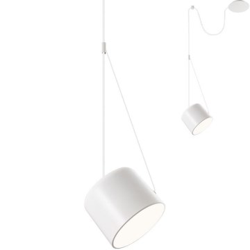 Redo 01-1823 - Hanglamp aan een koord DODO 1xE27/15W/230V spin wit