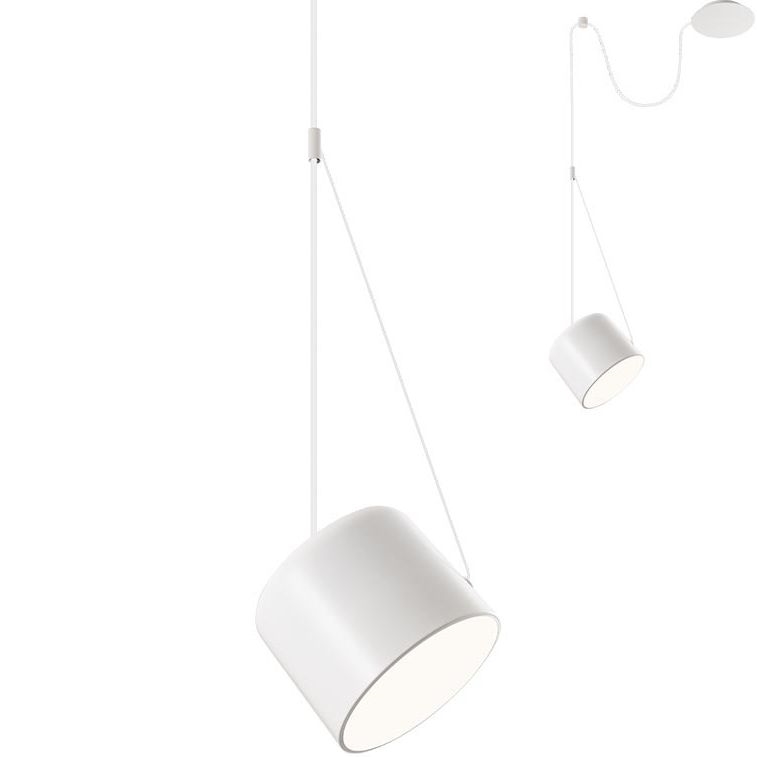Redo 01-1823 - Hanglamp aan een koord DODO 1xE27/15W/230V spin wit
