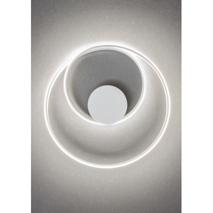 Redo 01-1886 - Dimmbare LED-plafondlamp TORSION LED/29W/230V 4000K Ø 55 cm wit