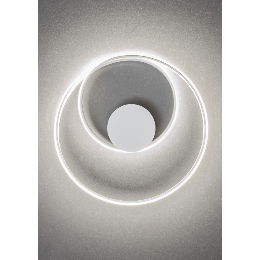 Redo 01-1886 - Dimmbare LED-plafondlamp TORSION LED/29W/230V 4000K Ø 55 cm wit