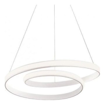 Redo 01-1888 - Dimbare LED-hanglamp aan kabel TORSION LED/29W/230V Ø 55 cm wit