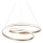 Redo 01-1891 - Dimbare LED-hanglamp met kabel TORSION LED/35W/230V 4000K Ø 75 cm brons