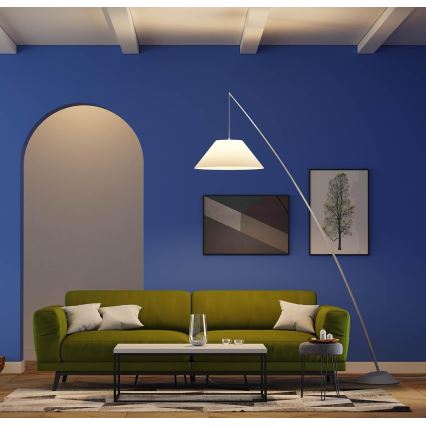 Redo 01-1988 - Lampadaire FISHER 1xE27/42W/230V, blanc