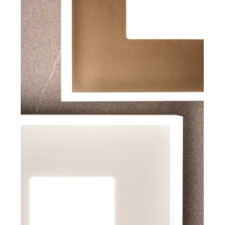 Redo 01-2000 - Plafonnier LED dimmable MAYA LED/55W/230V 51x51 cm doré