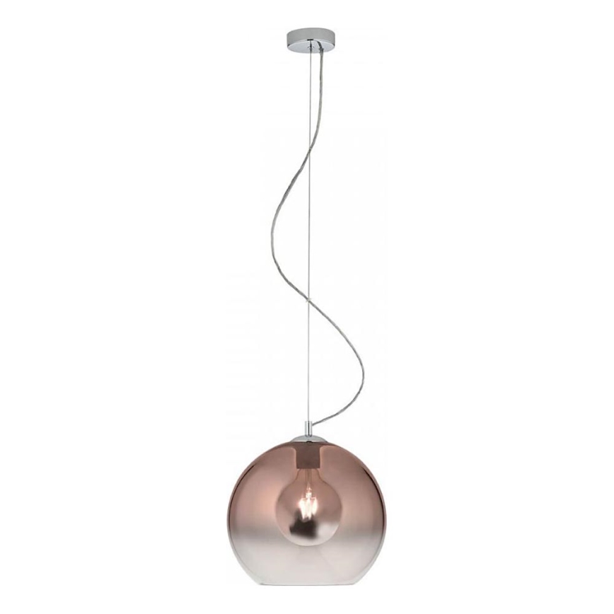 Redo 01-2076 - Hanglamp aan een koord BOWL 1xE27/42W/230V diameter 30 cm koper