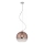 Redo 01-2076 - Hanglamp aan een koord BOWL 1xE27/42W/230V diameter 30 cm koper