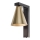 Redo 01-2216 - Wandlamp ZUMA 1xGU10/15W/230V zwart/goud