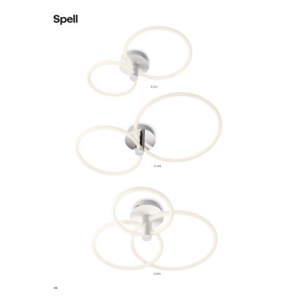 Redo 01-2221 - Plafonnier LED dimmable SPELL LED/32W/230V blanc