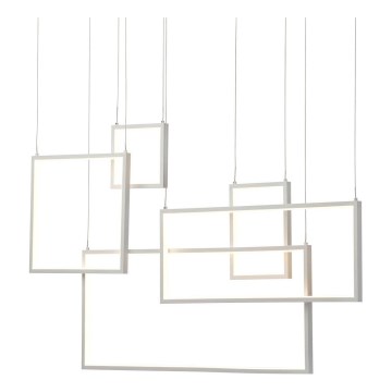 Redo 01-2316 - Dimbare LED-hanglamp aan kabel PLANA LED/80W/230V wit