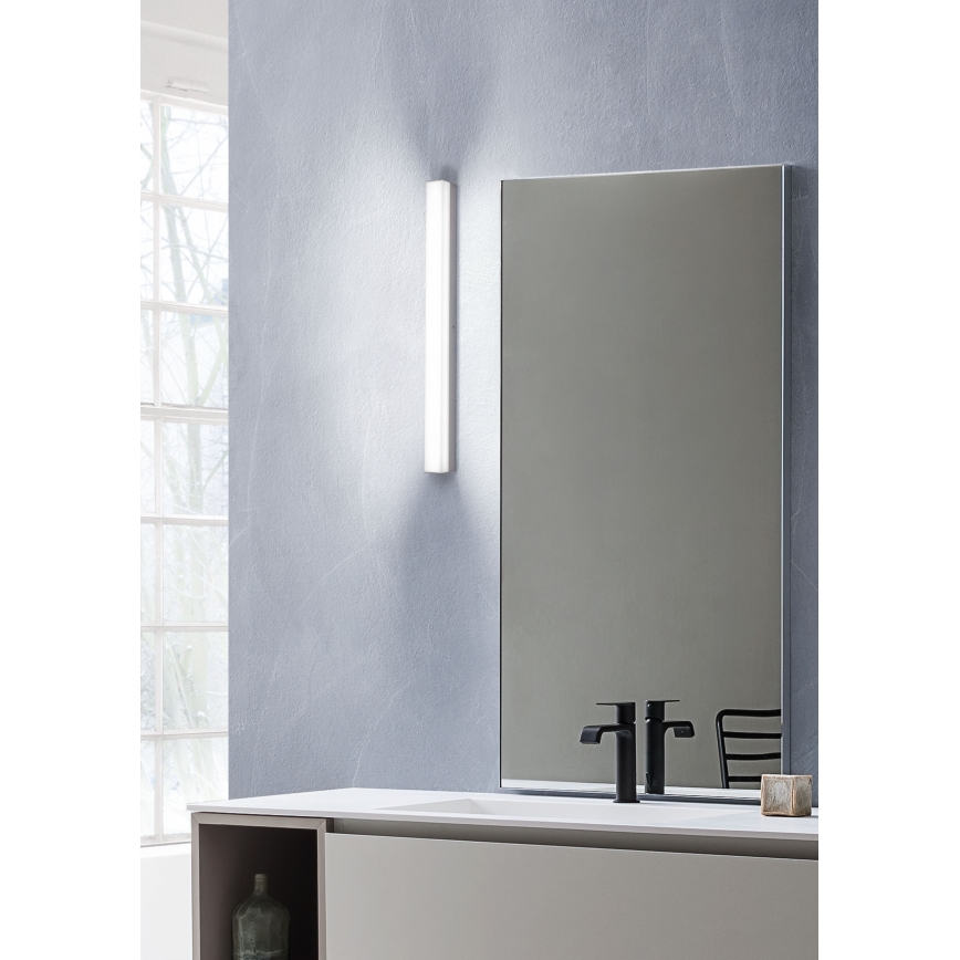 Redo 01-2330 - Miroir lumineux pour salle de bains TASK LED/18W/230V 90 cm IRC 90 IP44 chrome brillant
