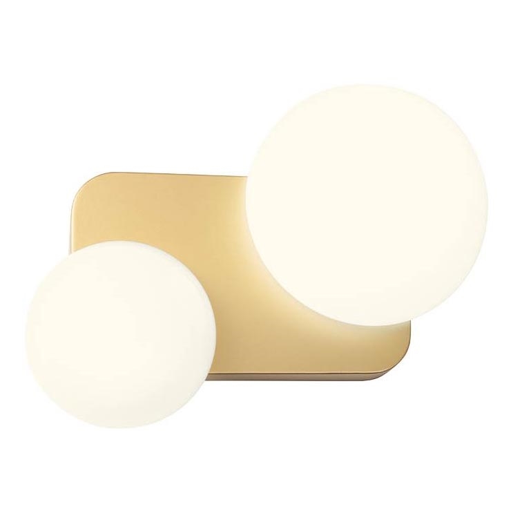 Redo 01-2471 - Wandlamp LUMIEN 2xG9/10W/230V goud/wit