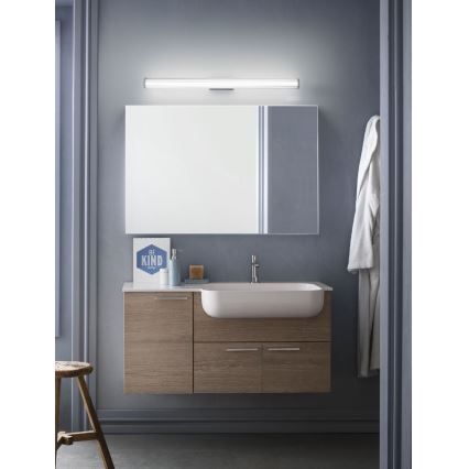 Redo 01-2592 - LED-spiegelverlichting voor de badkamer RIGAL LED/18W/230V 3000K 91 cm CRI 90 IP44 glanzend chroom/wit