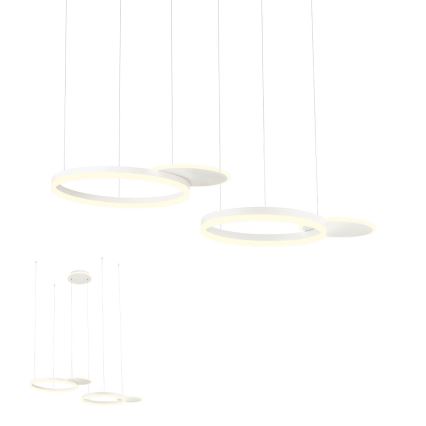 Redo 01-2605 - Dimbare LED-hanglamp aan kabel SIGUA LED/99W/230V CRI 90, wit
