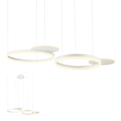 Redo 01-2608 - LED dimbare hanglamp aan kabel SIGUA LED/114W/230V CRI 90 wit