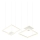 Redo 01-2614 - Dimbare LED-hanglamp aan kabel SIGUA LED/137W/230V CRI 90 wit