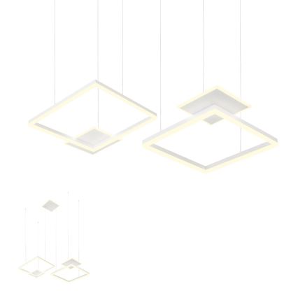 Redo 01-2614 - Dimbare LED-hanglamp aan kabel SIGUA LED/137W/230V CRI 90 wit