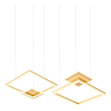 Redo 01-2615 - LED-dimbare hanglamp met kabel SIGUA LED/137W/230V CRI 90 goudkleurig