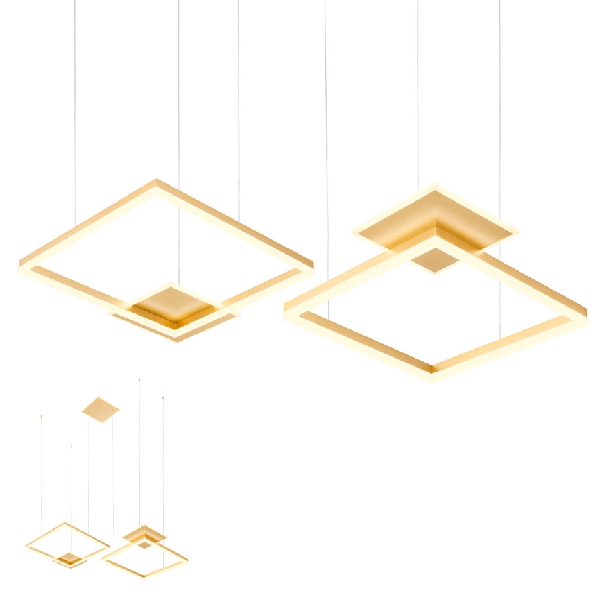 Redo 01-2615 - LED-dimbare hanglamp met kabel SIGUA LED/137W/230V CRI 90 goudkleurig