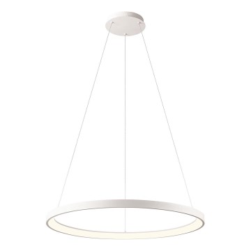 Redo 01-2675 - Dimbare LED-hanglamp aan kabel ICONIC LED/60W/230V Ø 78 cm wit
