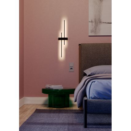 Redo 01-2747 - LED wandlamp TANGENT LED/13W/230V CRI 90 zwart