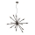 Redo 01-2936 - Hanglamp aan een koord STELLAR 18xE14/25W/230V zwart