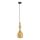 Redo 01-2937 - Hanglamp aan snoer AMBIX 1xE27/42W/230V Ø 18 cm goud