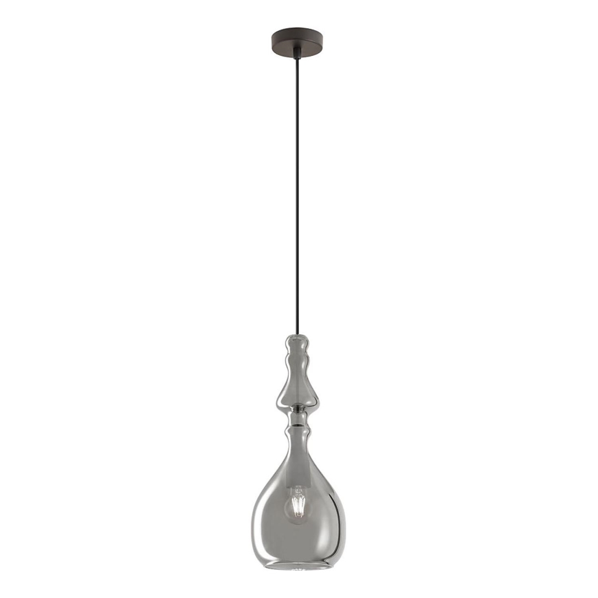 Redo 01-2938 - Hanglamp aan kabel AMBIX 1xE27/42W/230V Ø 18 cm grijs