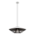Redo 01-3008 - Hanglamp aan kabel GRILL 1xE27/42W/230V Ø 49,5 cm zwart/wit