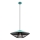 Redo 01-3010 - Suspension sur câble GRILL 1xE27/42W/230V Ø 49,5 cm noir/turquoise