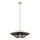 Redo 01-3011 - Hanglamp aan kabel GRILL 1xE27/42W/230V Ø 49,5 cm zwart/beige