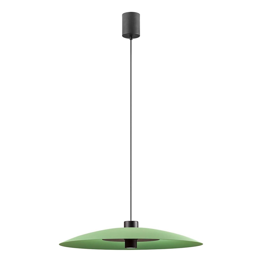 Redo 01-3019 - LED-kroonluchter aan kabel LARS LED/14W/230V + LED/10W pr. 60 cm CRI 90 groen