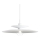 Redo 01-3048 - Hanglamp met snoer GUNNAR 1xE27/42W/230V Ø 50 cm wit