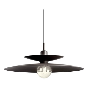 Redo 01-3051 - Suspension sur câble GUNNAR 1xE27/42W/230V Ø 50 cm noire