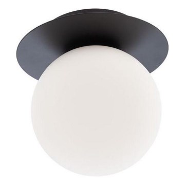 Redo 01-3129 - Plafondlamp HAIKU 1xE14/28W/230V diameter 18 cm zwart