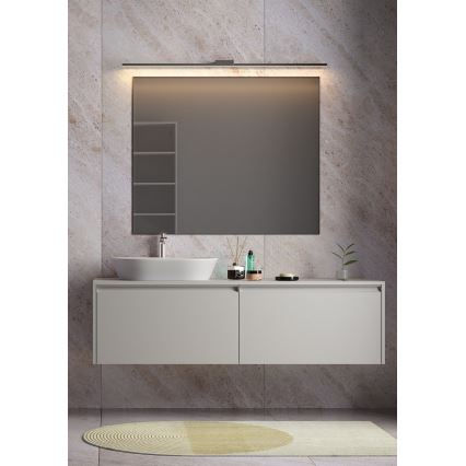Redo 01-3273 - LED-spiegelverlichting ASTON voor de badkamer LED/18W/230V 3000/4000K 90 cm CRI 90 IP44 zwart