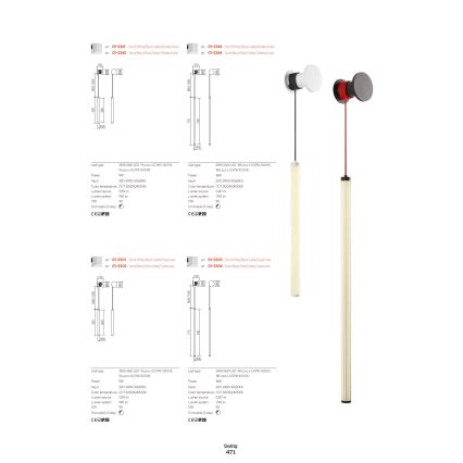 Redo 01-3301 - Applique murale LED dimmable SWING LED/9W/230V 3000/4000K CRI 90 blanche