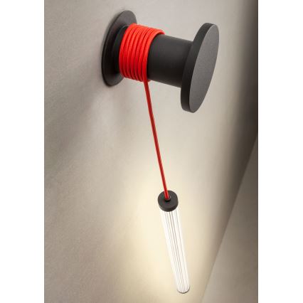 Redo 01-3304 - Applique murale LED dimmable SWING LED/16W/230V 3000/4000K IRC 90 noire