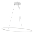 Redo 01-3337 - Suspension LED dimmable sur câble LEO LED/48W/230V 3000/4000K IRC 90 40x95 cm blanc