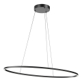 Redo 01-3339 - LED dimbare hanglamp aan kabel LEO LED/48W/230V 3000/4000K CRI 90 zwart