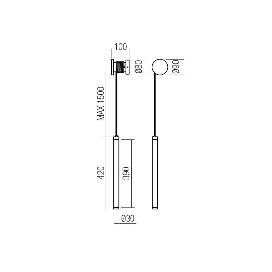 Redo 01-3361 - Dimbare LED-wandlamp SWING LED/9W/230V 3000/4000K CRI 90 wit
