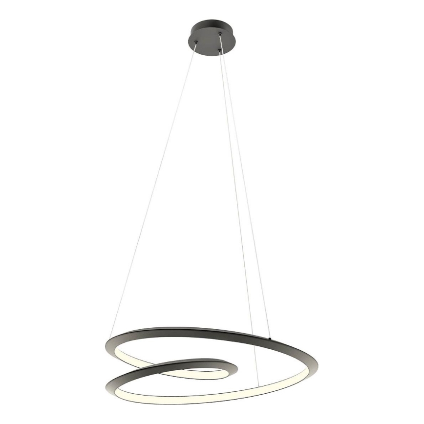 Redo 01-3378 - Dimbare LED-hanglamp aan kabels STORM, 60W, 230V, 3000/4000/6000K, CRI 90, Ø 80 cm, zwart